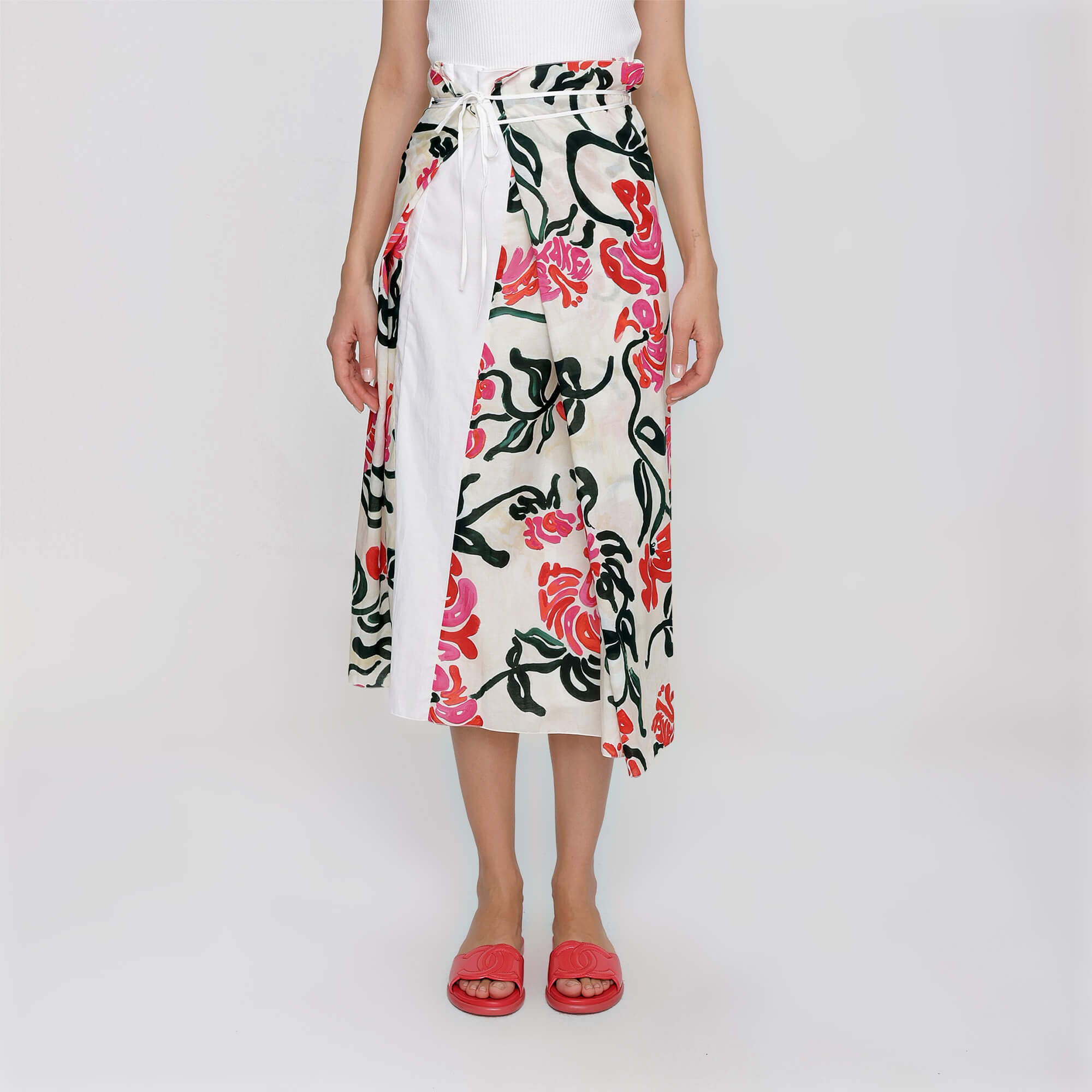 Marni - Multicolour Cotton Printed Skirt